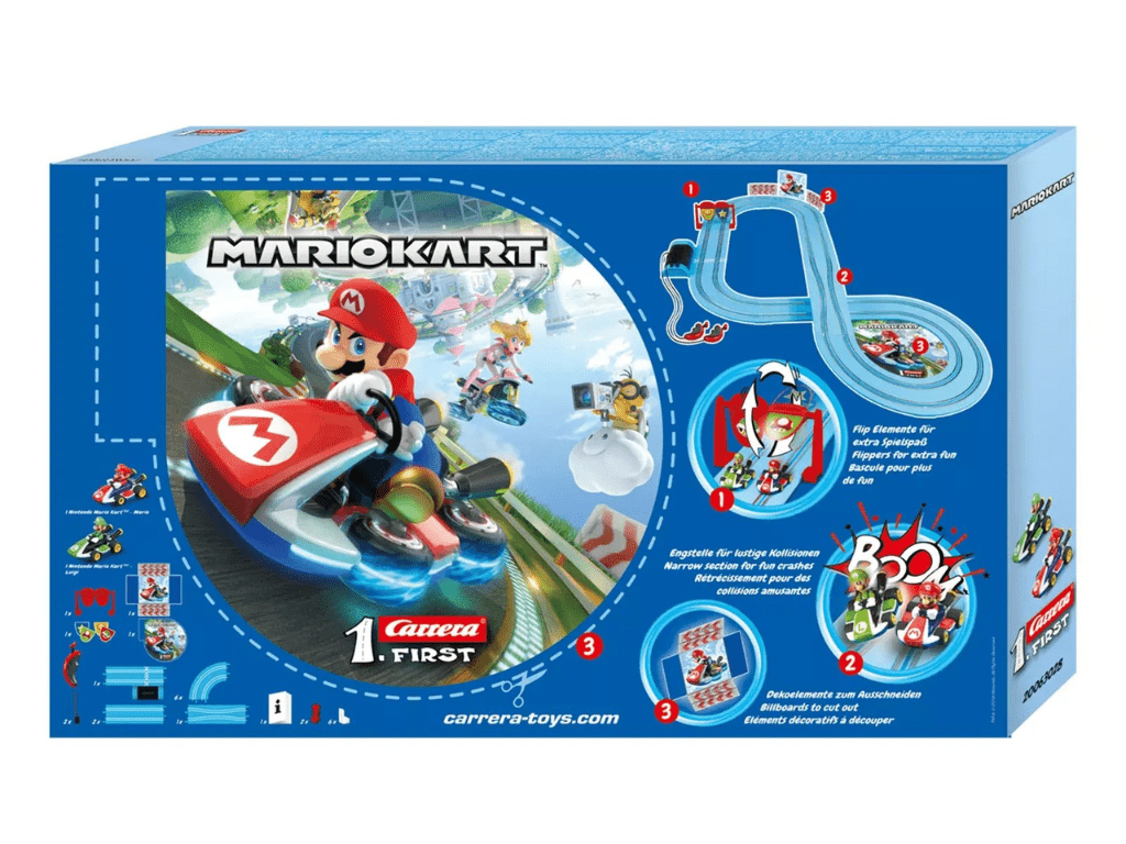 Carrera First | Mario Kart | Mario vs. Luigi | 63028 | 1/50 Slot Car ...