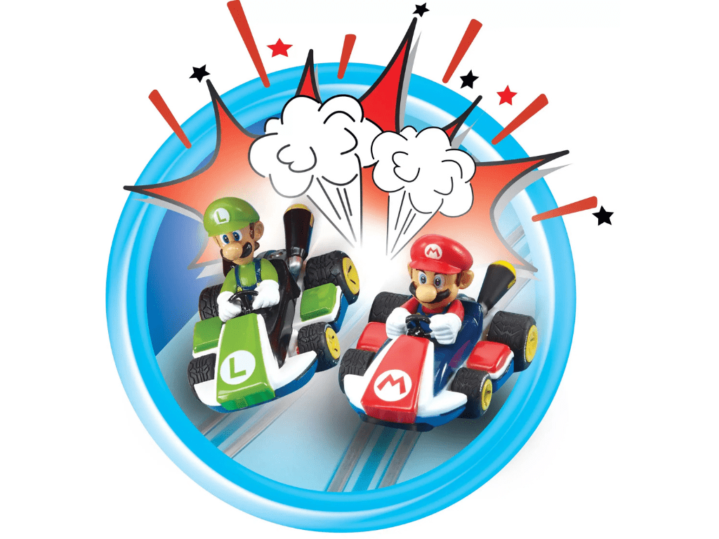 Carrera First | Mario Kart - Slot Car Racing Set | Mario vs. Luigi | 63028