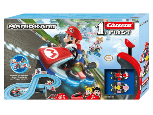 Carrera First | Mario Kart - Slot Car Racing Set | Mario vs. Peach | 63024