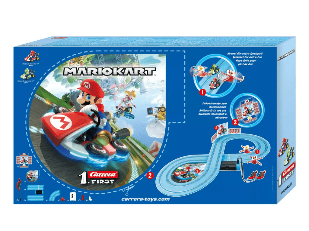 Carrera First | Mario Kart - Slot Car Racing Set | Mario vs. Yoshi | 63026