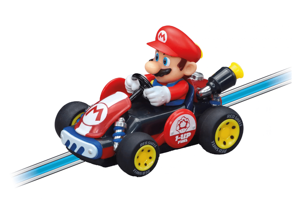 Carrera First | Mario Kart World | Mario vs. Yoshi | 63067 | 1/50 Slot Car Racing Set