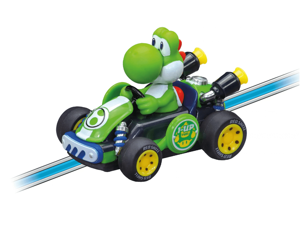 Carrera First | Mario Kart World | Mario vs. Yoshi | 63067 | 1/50 Slot Car Racing Set