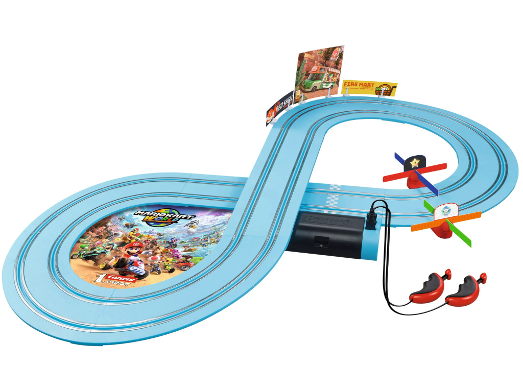 Carrera First | Mario Kart World | Mario vs. Yoshi | 63067 | 1/50 Slot Car Racing Set