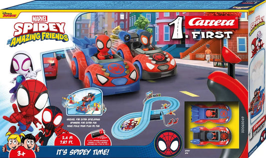 Carrera First | Marvel Spidey | It's Spidey Time! | 63049 | 1/50 Slot Car Racing Set