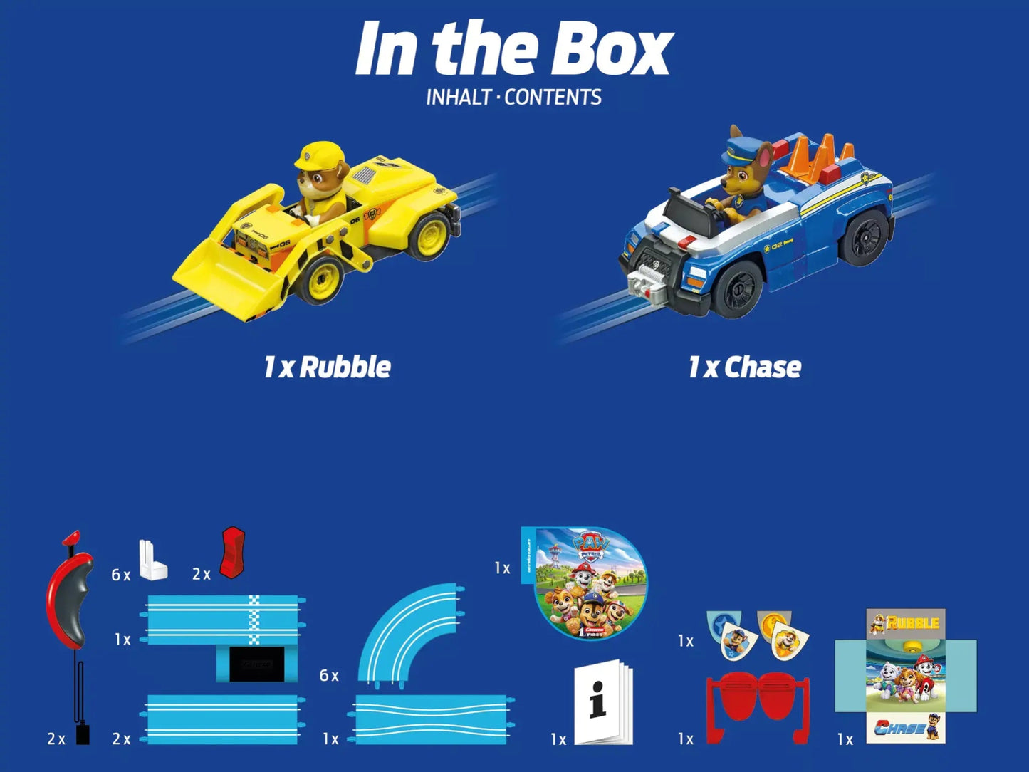 Carrera First | PAW Patrol - Slot Car Racing Set | On the Double | 63057