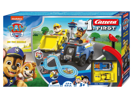 Carrera First | PAW Patrol - Slot Car Racing Set | On the Double | 63057