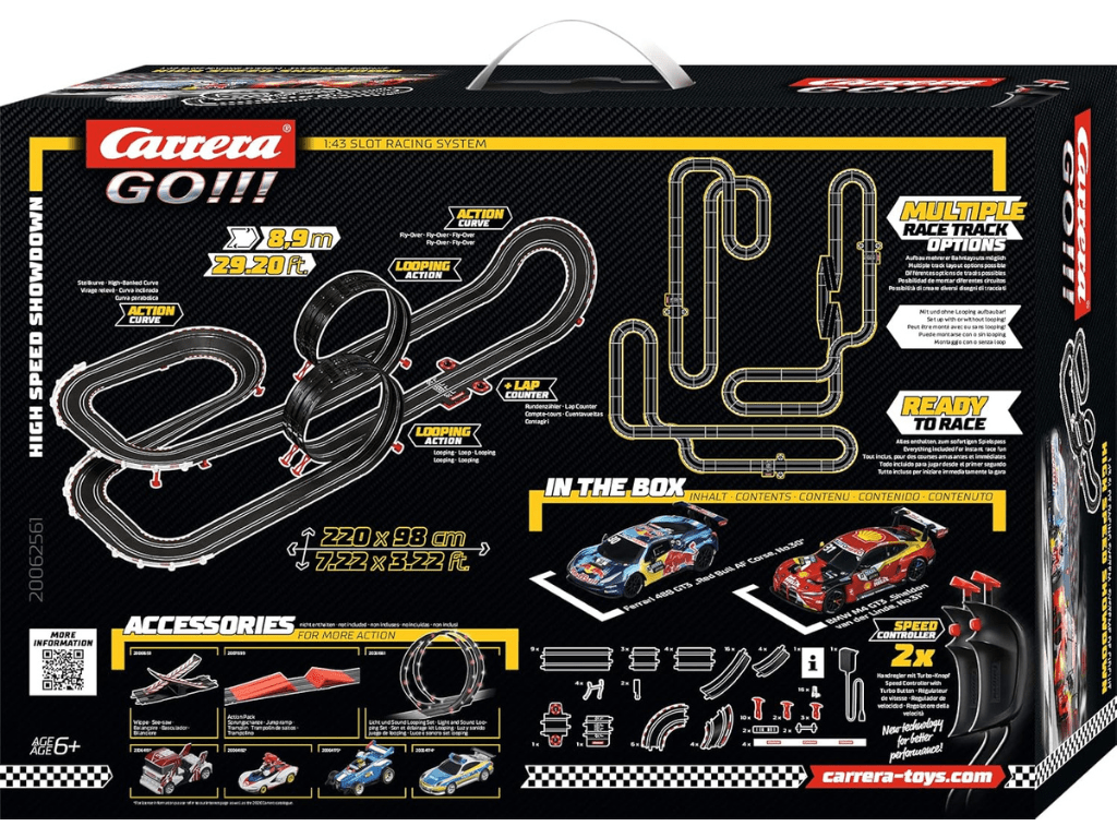 Carrera GO!!! - DTM High Speed Showdown - Slot Car Racing Set - Ferrari vs. BMW - 62561