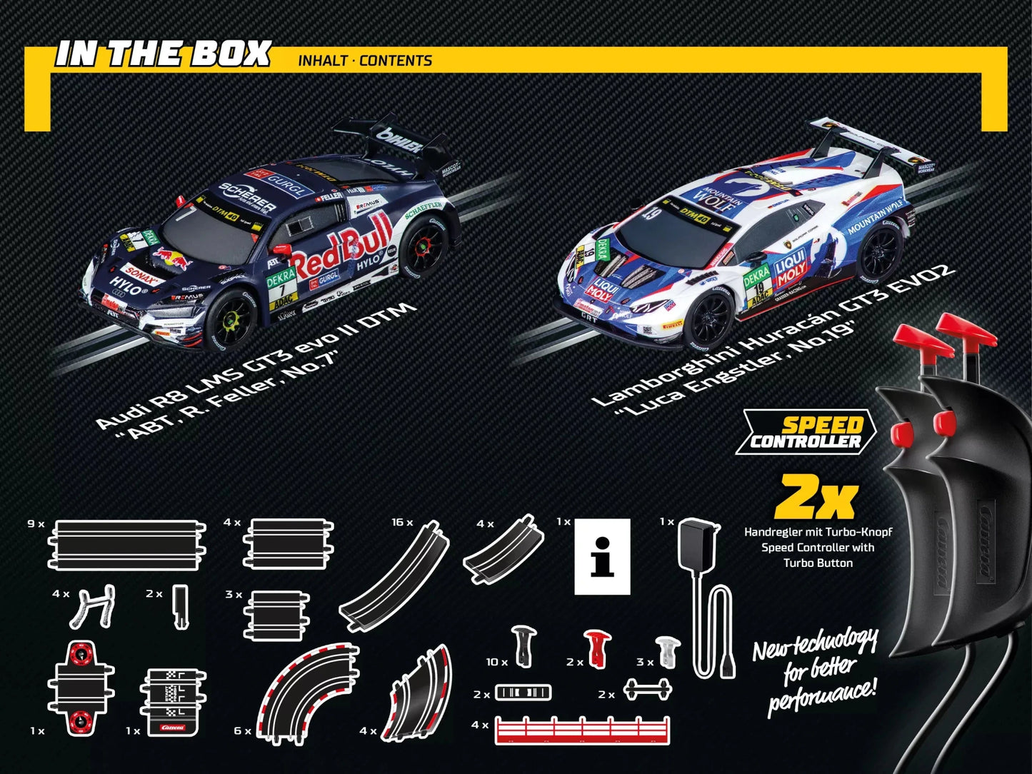 Carrera GO!!! | DTM Speed Giants | 62596 | 1/43 Slot Car Racing Set