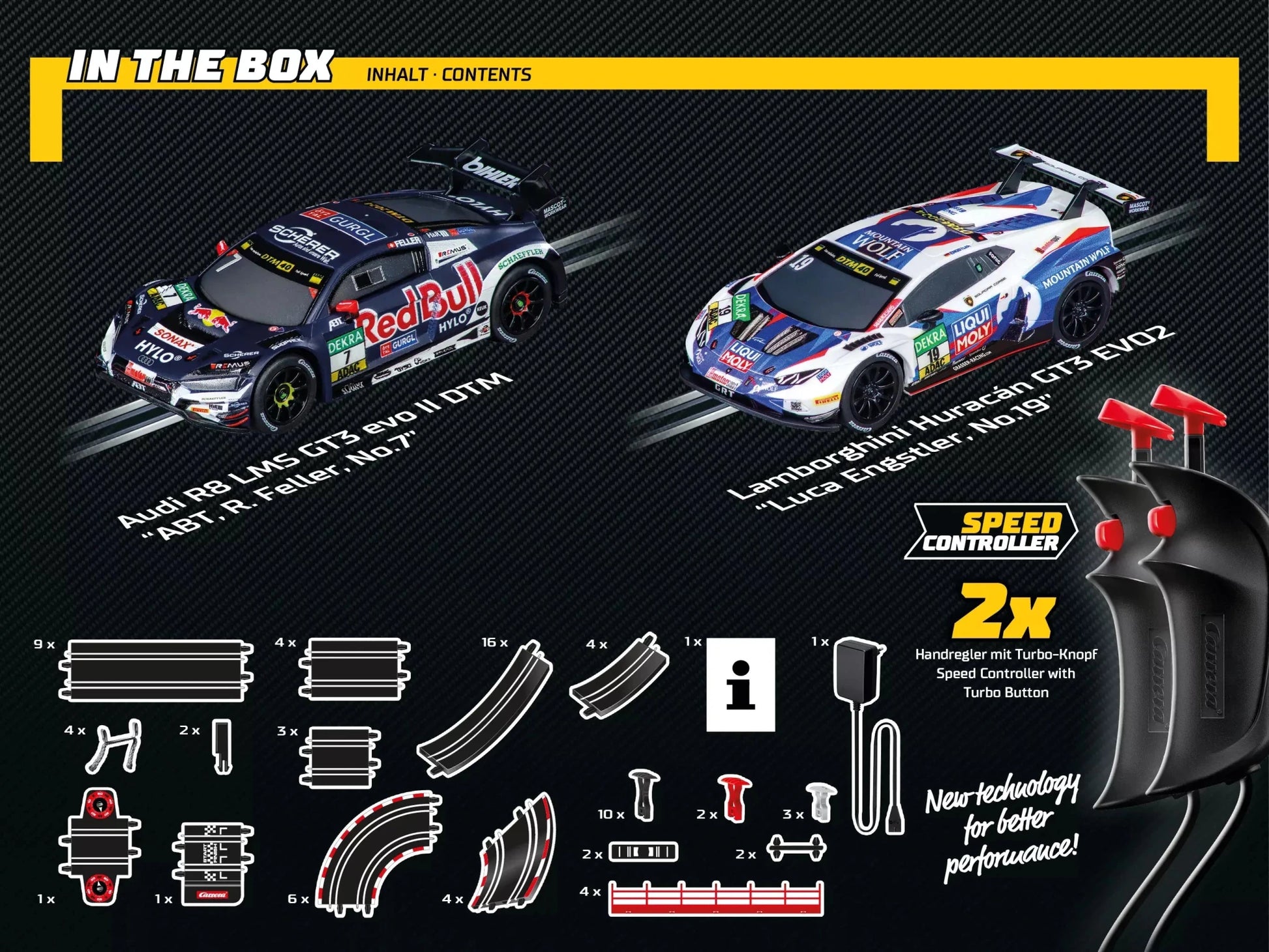 Carrera GO!!! | DTM Speed Giants | 62596 | 1/43 Slot Car Racing Set