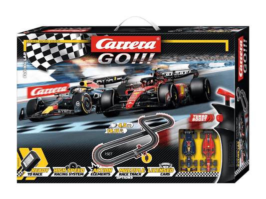 Carrera GO!!! | Flying Lap | Formula 1 | 62572 | 1/43 Slot Car Racing Set
