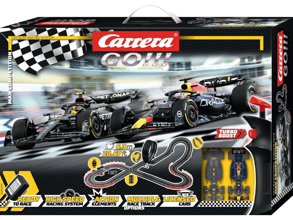 Carrera GO!!! - Max Competition - Slot Car Racing Set - Verstappen vs. Hamilton - 62574