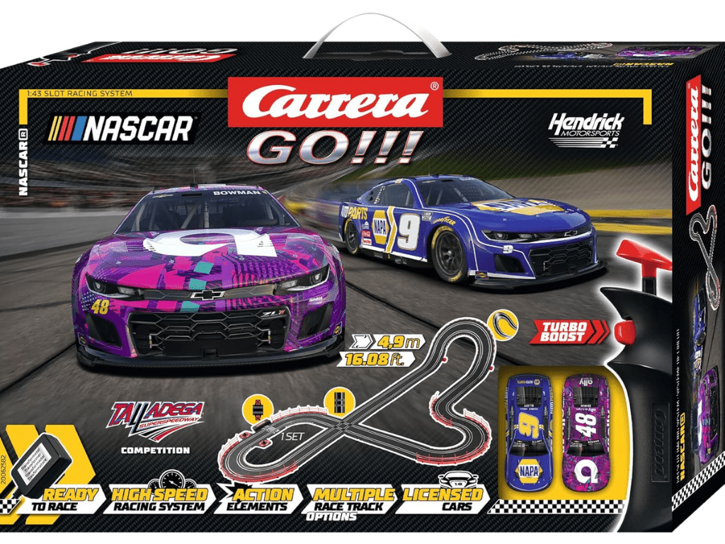 Carrera GO!!! - NASCAR Talladega Competition - Slot Car Racing Set - Camaro NextGen ZL1 - 62582