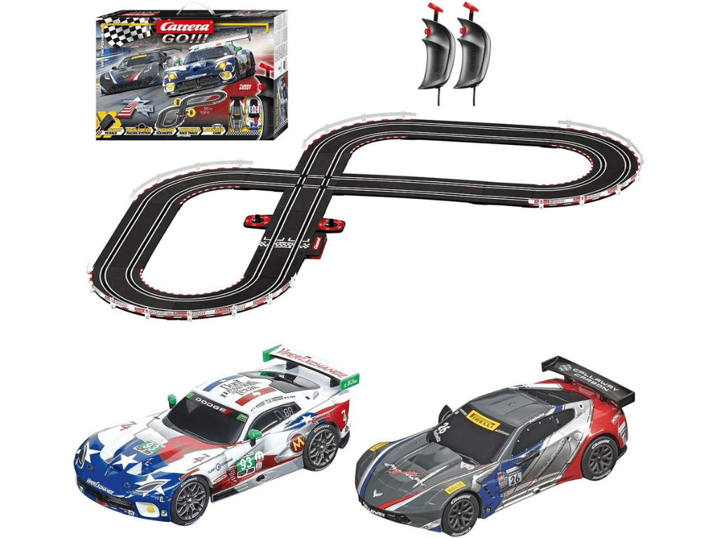 Carrera GO!!! | Onto the Podium - Slot Car Racing Set | Viper vs. Corvette | 62521