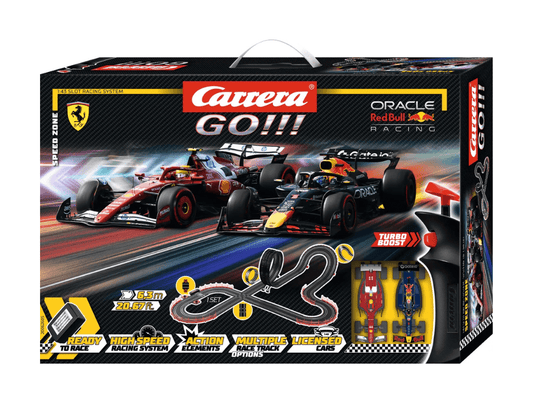 Carrera GO!!! | Speed Zone - Slot Car Racing Set | Formula 1 - Verstappen vs. Hamilton | 62605
