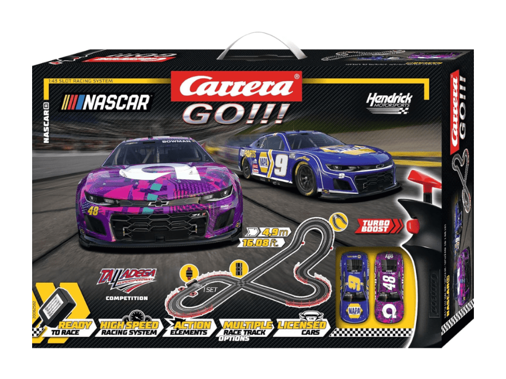 Carrera GO!!! | Talladega Competition | NASCAR | 62582 | 1/43 Slot Car Racing Set
