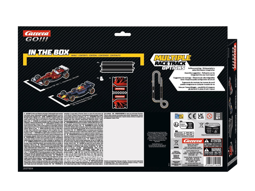 Carrera GO!!! | Track & Cars Extension Pack | Formula Racer | 71604 | 1/43 Slot Car Track