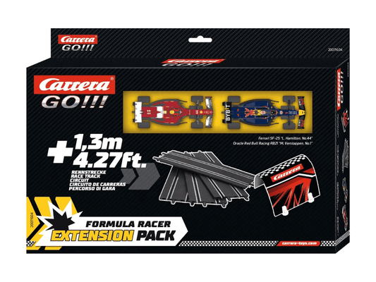 Carrera GO!!! | Track & Cars Extension Pack | Formula Racer | 71604 | 1/43 Slot Car Track