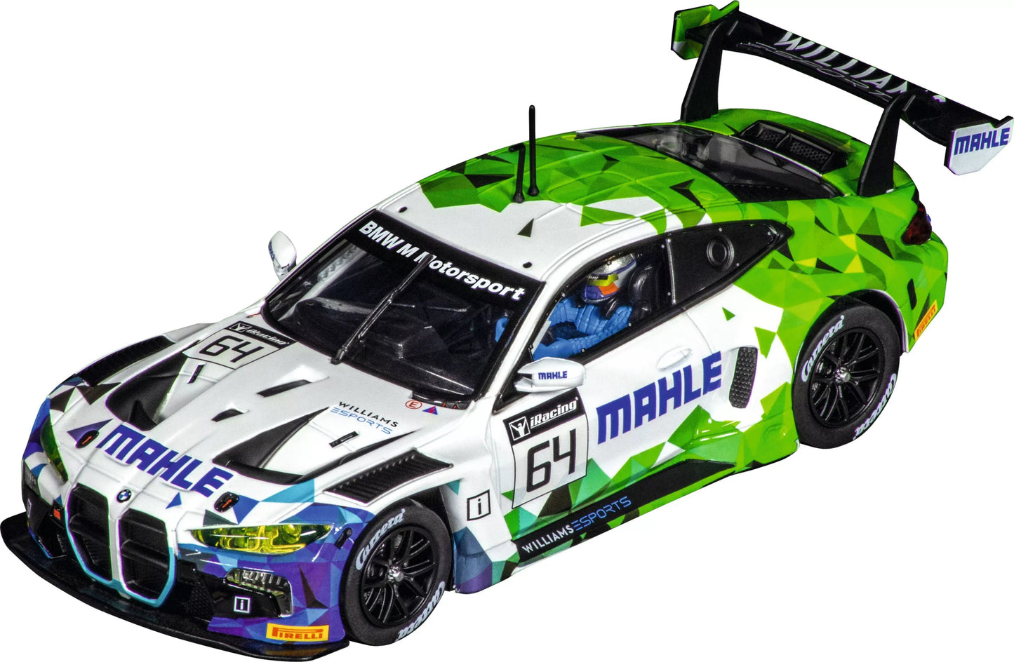 Carrera Hybrid | BMW M4 GT3 | 64 Mahle Racing | 51023 | 1/50 Slot Car