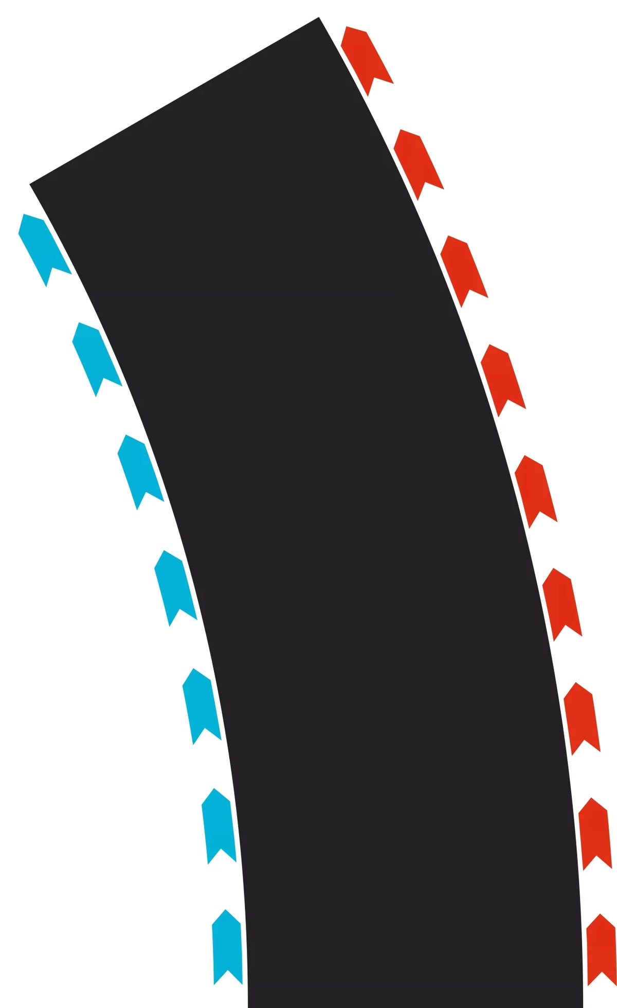 Carrera Hybrid | Curve - R2 / 30° | 52004 | 1/50 Slot Car Track