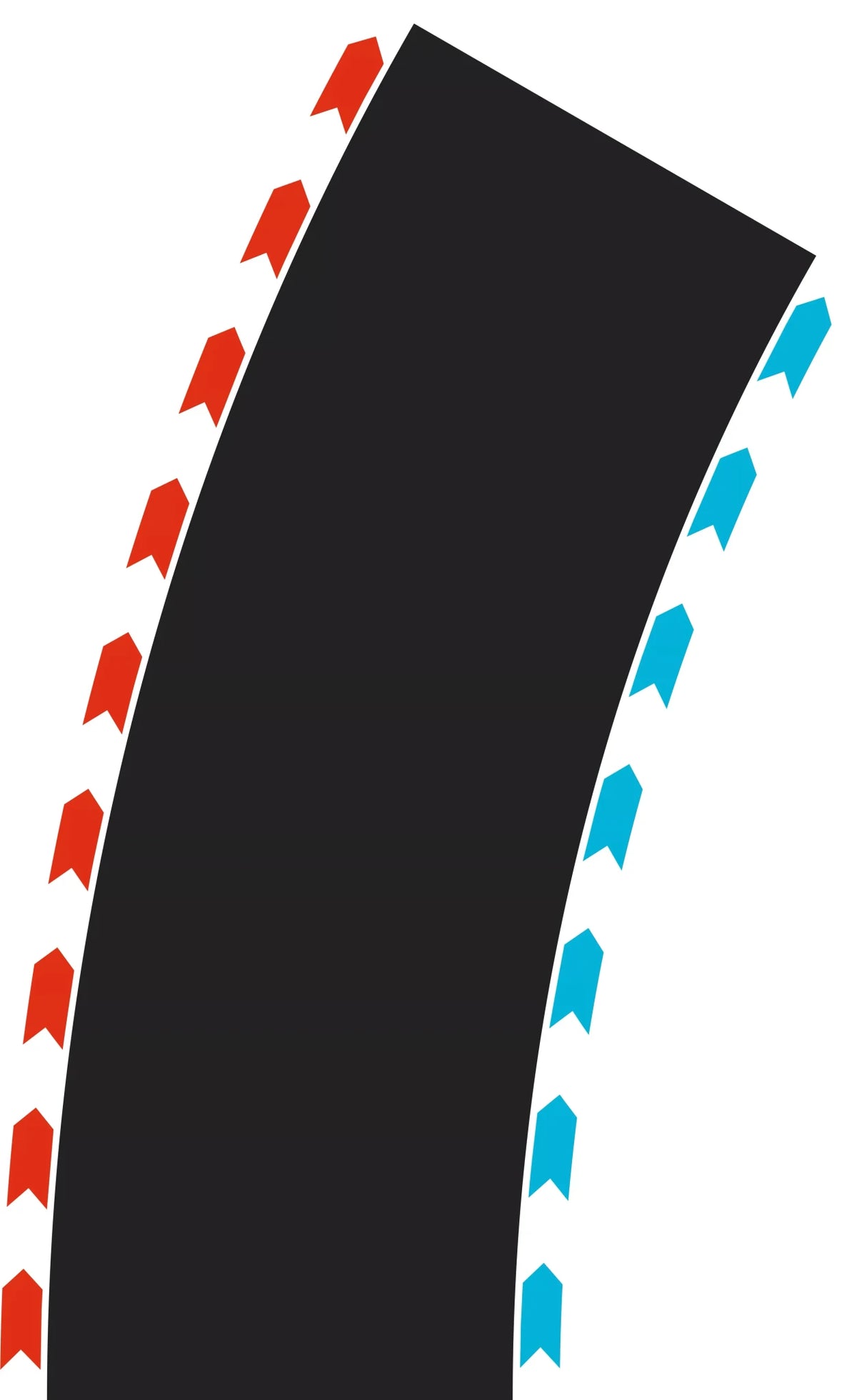 Carrera Hybrid | Curve - R2 / 30° | 52004 | 1/50 Slot Car Track
