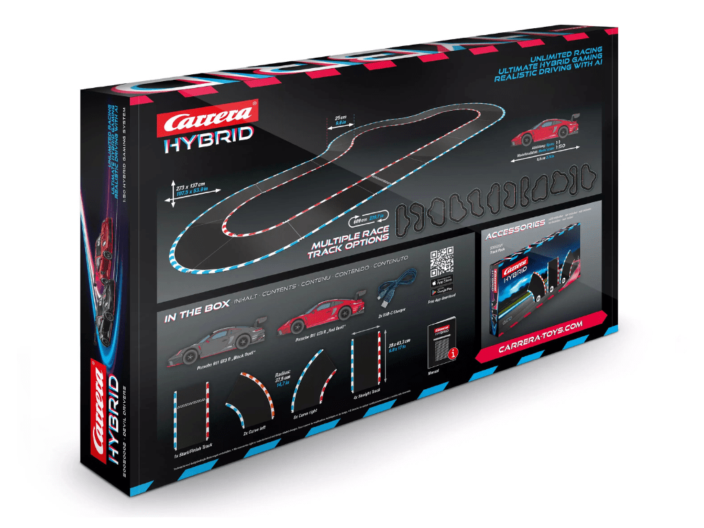 Carrera Hybrid | Highway Challenge - Hybrid Racing Set | Porsche 911 GT3 R | 50002