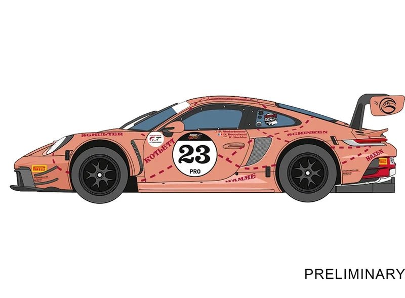 Carrera Hybrid | Porsche 911 GT3 R (992) | #23 Phantom Global Racing | w/ Controller | 54001 | 1/50 Slot Car