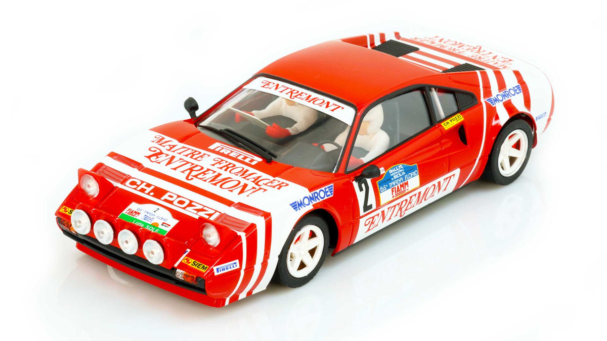 Avant Slot | Ferrari 308 GTB | #2 Charles Pozzi | 51410 | 1/32 Scale Slot Car