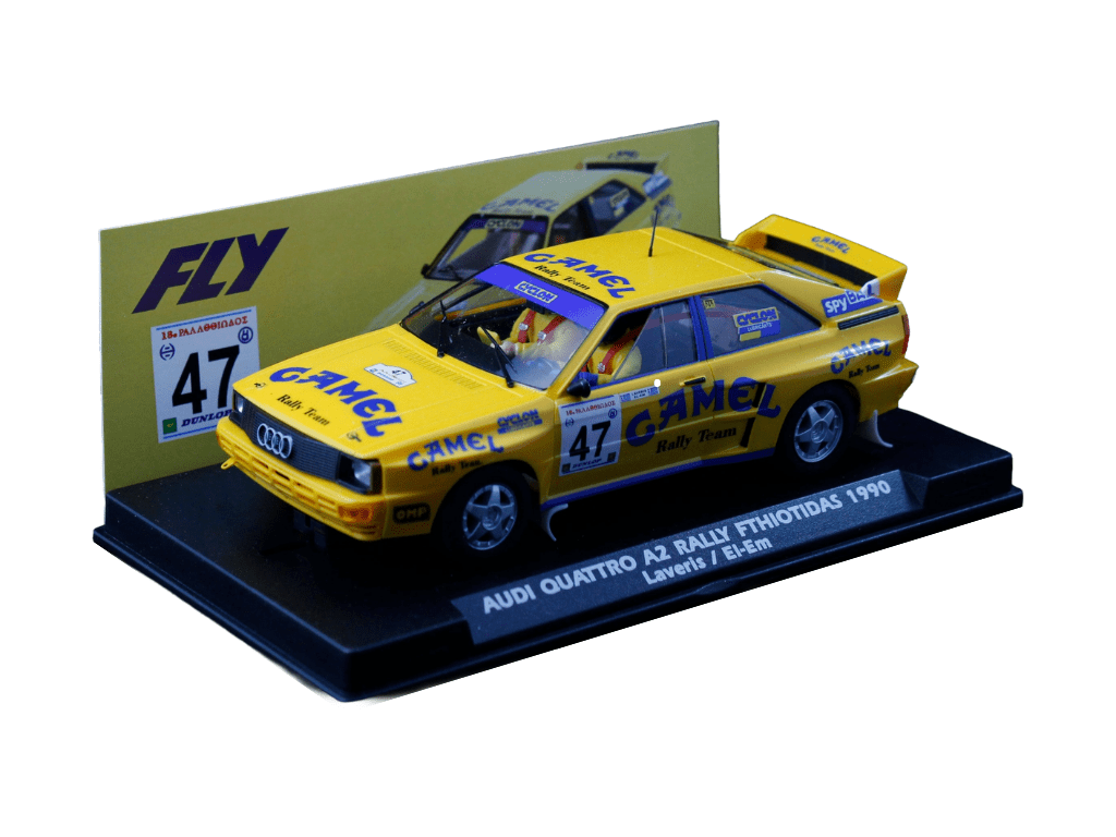 Fly | Audi Quattro A2 | 47 Camel Rally | A2098 | 1/32 Slot Car