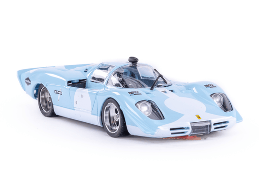Fly | Ferrari 512 S Coda Lunga | Blue | EVO3 Racing | R2004R3 | 1/32 Slot Car