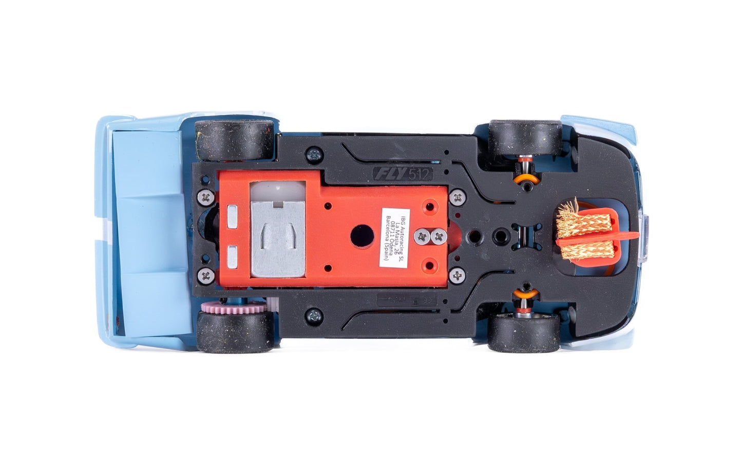Fly | Ferrari 512 S Coda Lunga | Blue | EVO3 Racing | R2004R3 | 1/32 Slot Car