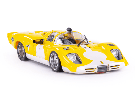 Fly | Ferrari 512 S Coda Lunga | Yellow | EVO3 Racing | R2004R1 | 1/32 Slot Car