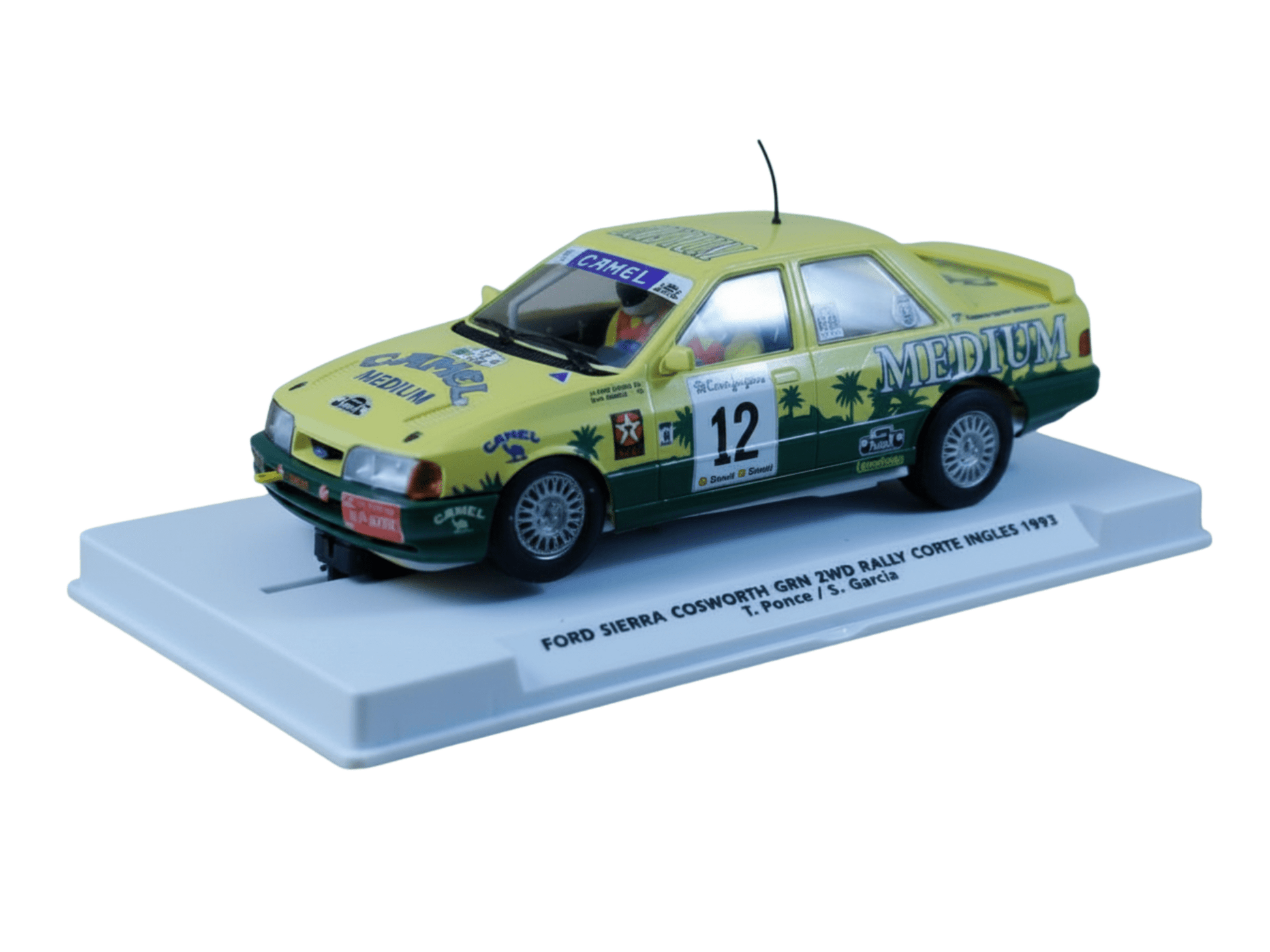 Fly | Ford Sierra Sapphire RS Cosworth | 12 Medium | Dirt Effect | E2118AR | 1/32 Slot Car