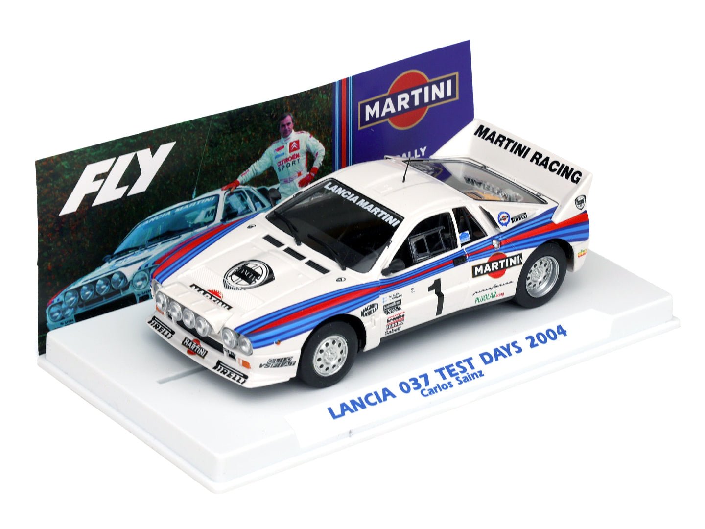 Fly | Lancia Rally 037 | #1 Martini Racing | E2105 | Limited Fly | Lancia Rally 037 | #1 Martini Racing | E2105 | Limited