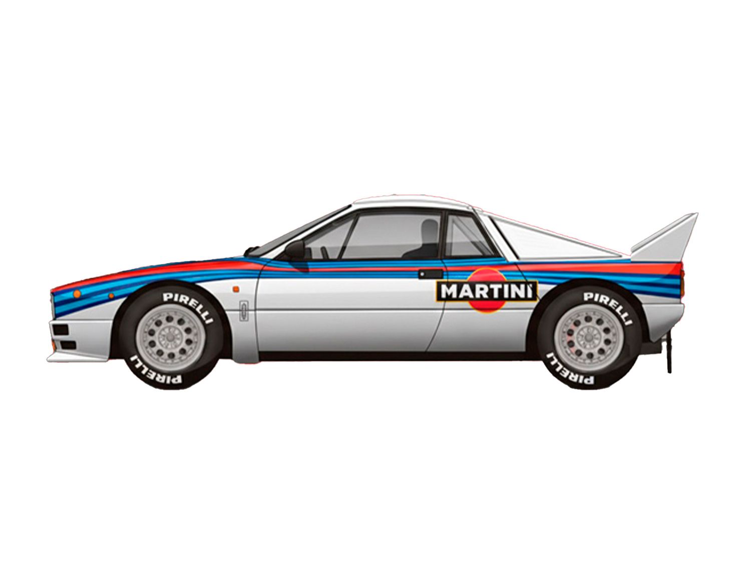 Fly | Lancia Rally 037 | Martini Racing White | EVO3 Racing | R2001R2 | 1/32 Slot Car