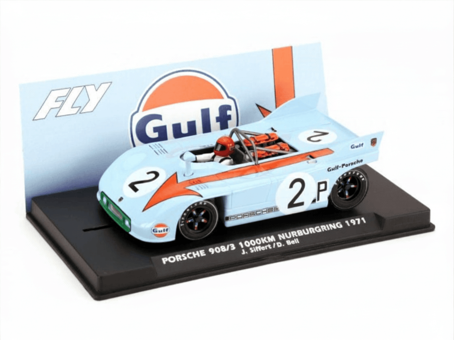 Fly | Porsche 908/03 Spyder | 2 Gulf JWA | A2064 | 1/32 Slot Car