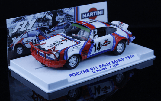 Fly | Porsche 911 SC 'Safari' | #14 Martini Racing | E2110 | 1/32 Slot Car