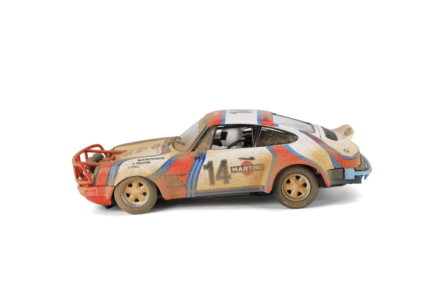 Fly | Porsche 911 SC 'Safari' | 14 Martini Racing | Limited Edition | Dirt Effect | E2110AR | 1/32 Slot Car