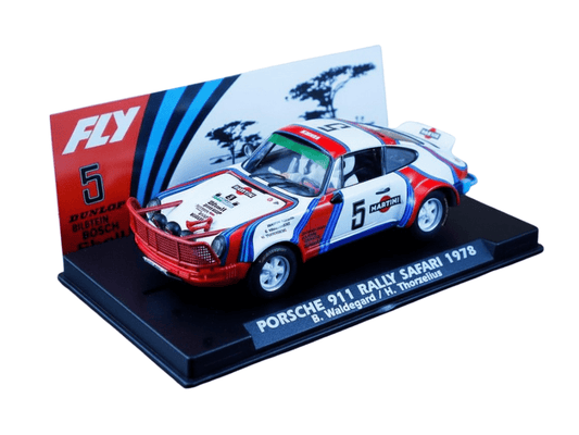 Fly | Porsche 911 SC 'Safari' | 5 Martini Racing | Limited Edition | Dirt Effect | A2100AR | 1/32 Slot Car