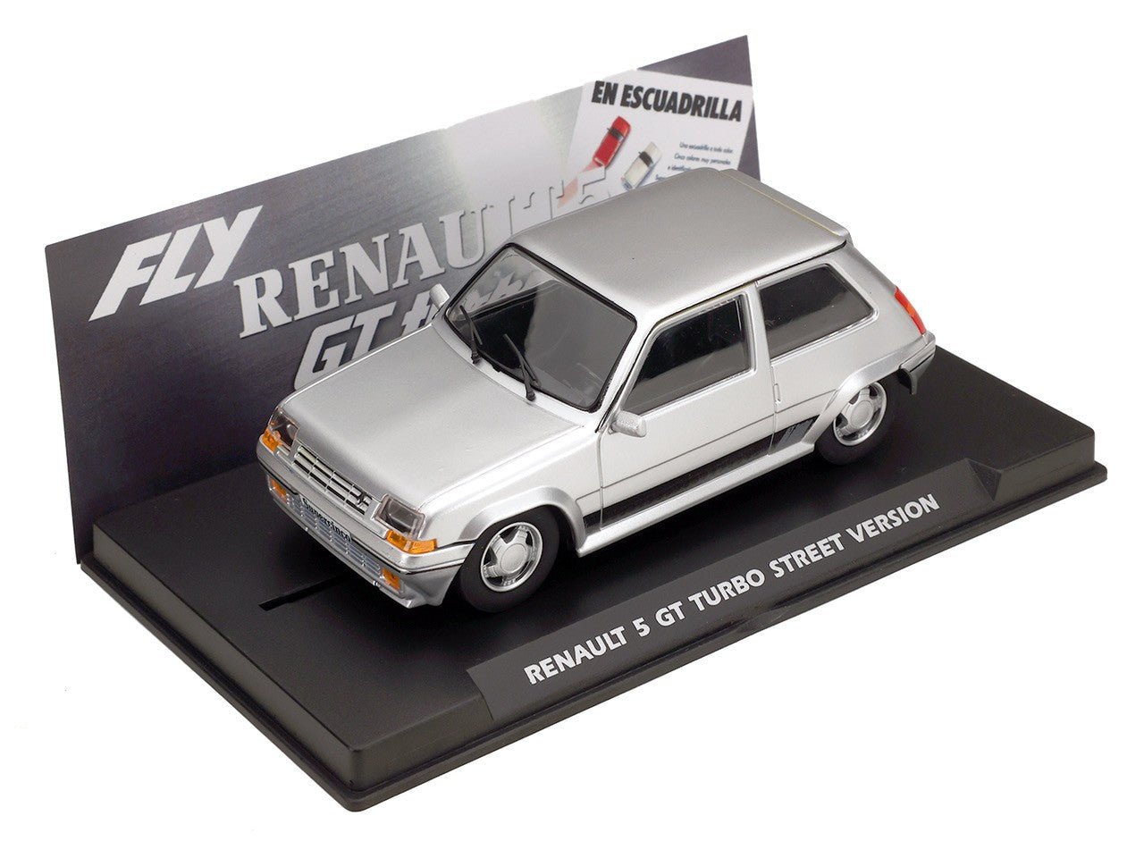 Fly | Renault 5 GT Turbo | Silver | A2115 | 1/32 Slot Car