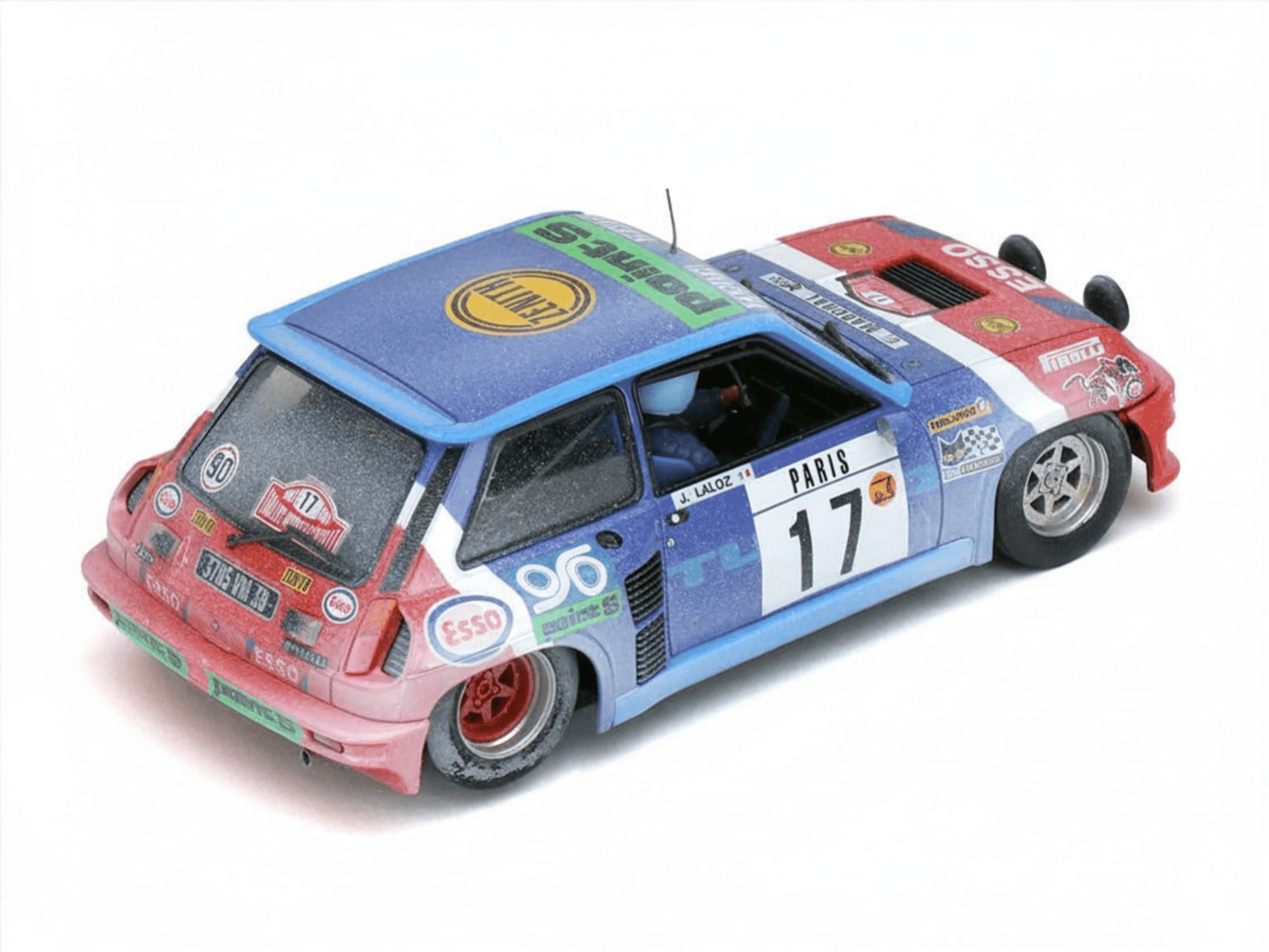 Fly | Renault 5 Turbo | 17 Esso Rally | Snow Effect | E2094AR | 1/32 Slot Car