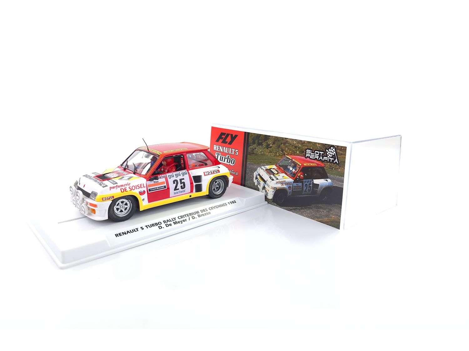 Fly | Renault 5 Turbo | 25 Parfumerie de Soisel | E2122 | 1/32 Slot Car