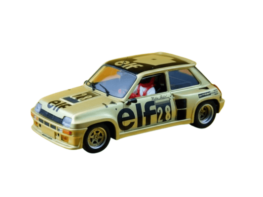 Fly | Renault 5 Turbo | 28 Elf - Black & Gold | Iconic Series | E2109 | 1/32 Slot Car