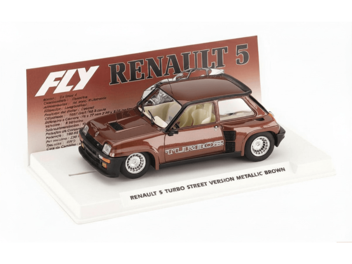 Fly | Renault 5 Turbo | Metallic Brown | A2057 | 1/32 Slot Car