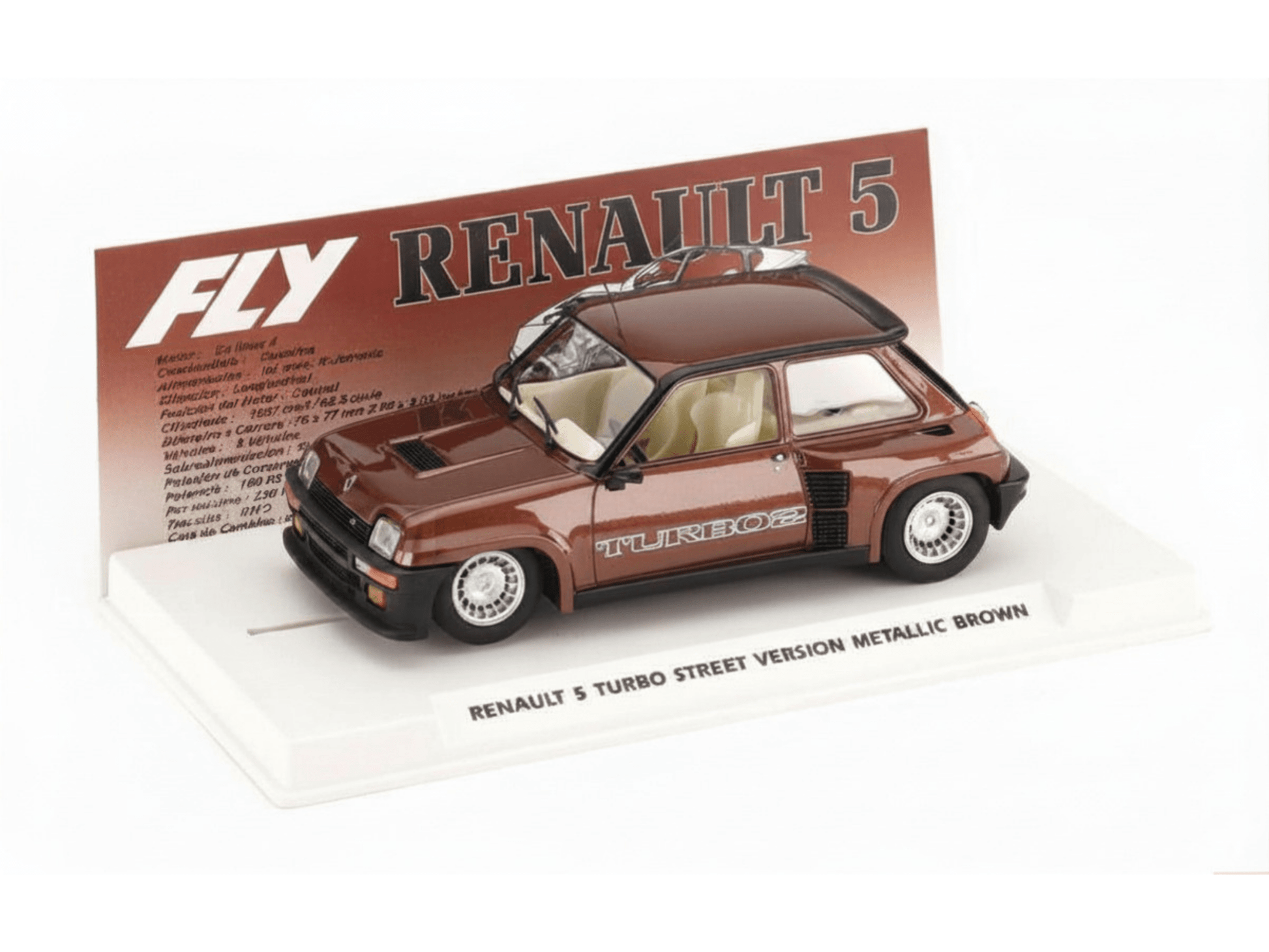 Fly | Renault 5 Turbo | Metallic Brown | A2057 | 1/32 Slot Car