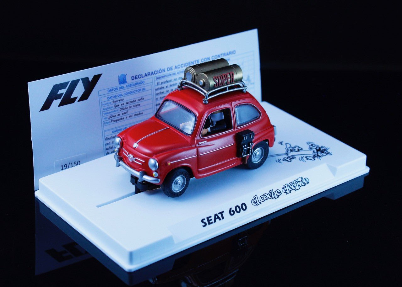 Fly | Seat 600 | El Coche Electrico | Mortadelo y Filemón | Limited Edition | RF002 | 1/32 Slot Car
