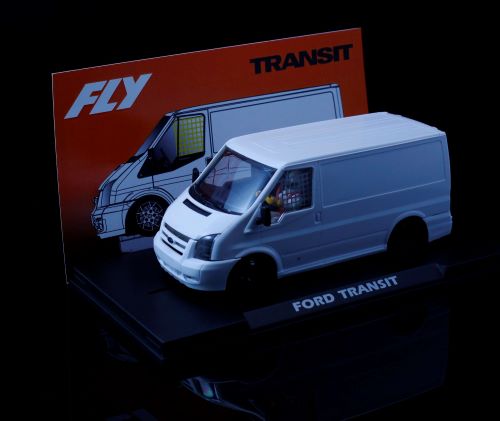 Fly | Slot Car Kit | Ford Transit MK7 | White | VANKIT1 | 1/32 Slot Car Parts