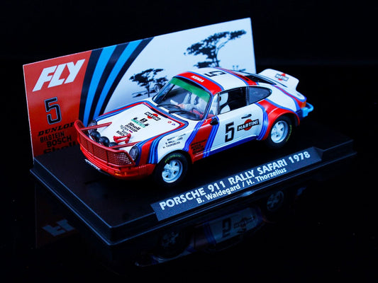 Fly | Porsche 911 SC 'Safari' | #5 Martini Racing | Limited Edition | Dirt Effect | A2100AR | 1/32 Slot Car