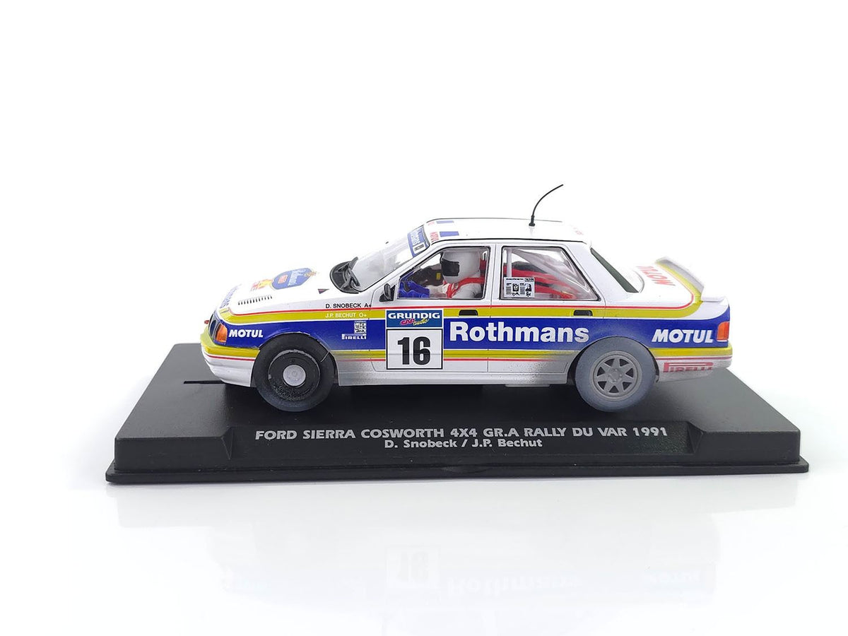 Fly | Ford Sierra RS Cosworth 4x4 | #16 Rothmans Rally | Dirt Effect | A2117AR | 1/32 Slot Car