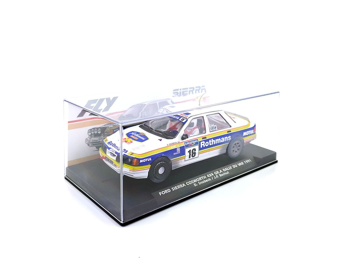 Fly | Ford Sierra RS Cosworth 4x4 | #16 Rothmans Rally | Dirt Effect | A2117AR | 1/32 Slot Car