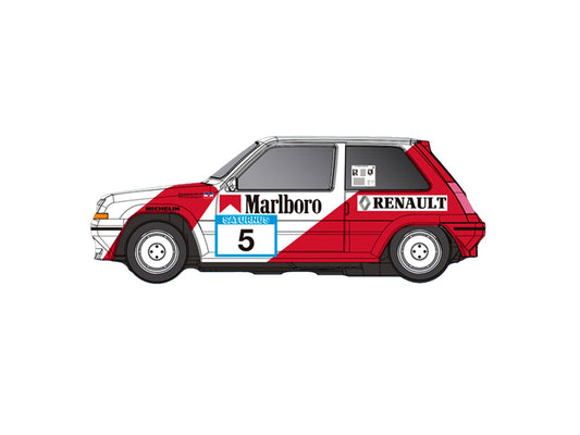 Fly | Renault 5 GT Turbo | #5 Marlboro ARD Kompas | Dirt Effect | E2116AR | 1/32 Slot Car